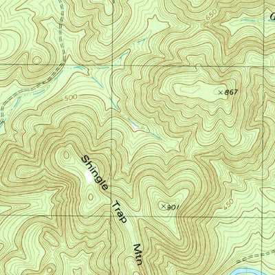 United States Geological Survey Badin, NC (1981, 24000-Scale) digital map