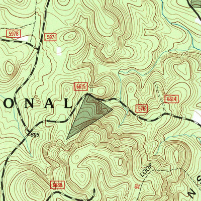 United States Geological Survey Badin, NC (1994, 24000-Scale) digital map