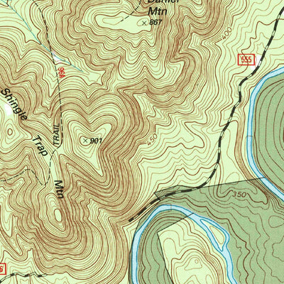United States Geological Survey Badin, NC (1994, 24000-Scale) digital map