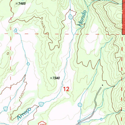 United States Geological Survey Badito Cone, CO (1994, 24000-Scale) digital map