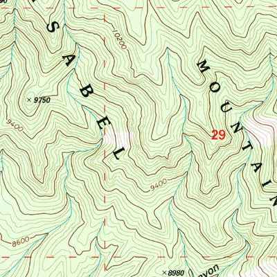 United States Geological Survey Badito Cone, CO (1994, 24000-Scale) digital map