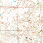 United States Geological Survey Badland Draw, MT-ND (1981, 24000-Scale) digital map