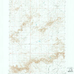 United States Geological Survey Badlands Hills, WY (1987, 24000-Scale) digital map