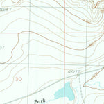 United States Geological Survey Badlands Hills, WY (1987, 24000-Scale) digital map