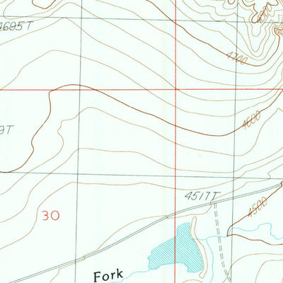 United States Geological Survey Badlands Hills, WY (1987, 24000-Scale) digital map