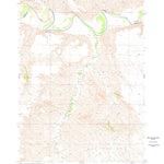 United States Geological Survey Badnation NW, SD (1951, 24000-Scale) digital map