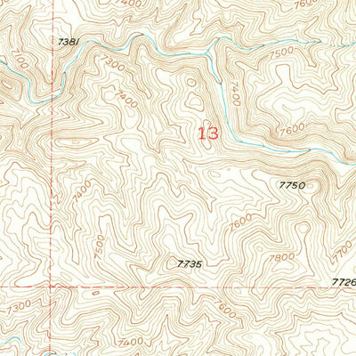 United States Geological Survey Badwater SE, WY (1952, 24000-Scale) digital map