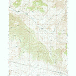 United States Geological Survey Badwater, WY (1952, 24000-Scale) digital map