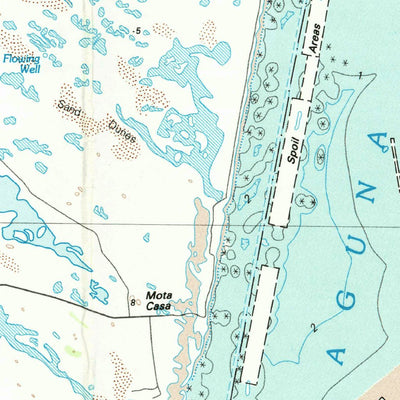United States Geological Survey Baffin Bay, TX (1984, 100000-Scale) digital map