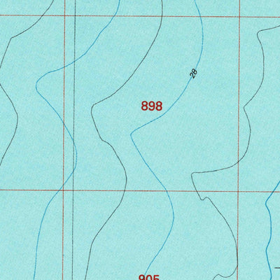 United States Geological Survey Baffin Bay, TX (1984, 100000-Scale) digital map