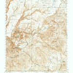 United States Geological Survey Bagdad, AZ (1945, 62500-Scale) digital map