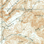 United States Geological Survey Bagdad, AZ (1945, 62500-Scale) digital map