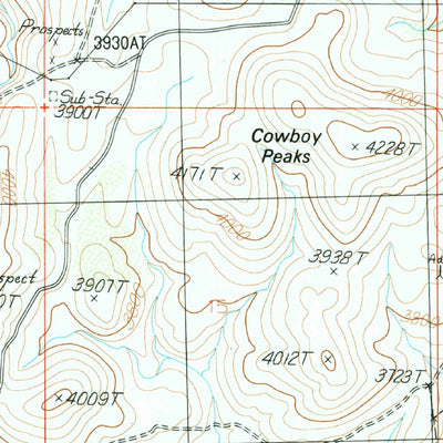 United States Geological Survey Bagdad, AZ (1986, 24000-Scale) digital map