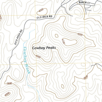 United States Geological Survey Bagdad, AZ (2021, 24000-Scale) digital map