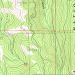 United States Geological Survey Baggs Creek, MT (1989, 24000-Scale) digital map