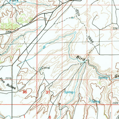 United States Geological Survey Baggs, WY-CO (1983, 100000-Scale) digital map