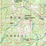 United States Geological Survey Baggs, WY-CO (1983, 100000-Scale) digital map