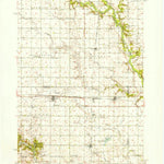 United States Geological Survey Bagley, IA (1954, 62500-Scale) digital map