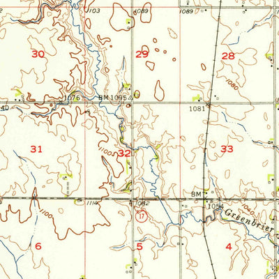 United States Geological Survey Bagley, IA (1954, 62500-Scale) digital map