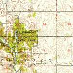 United States Geological Survey Bagley, IA (1954, 62500-Scale) digital map