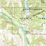 United States Geological Survey Bagley, IA (1982, 24000-Scale) digital map