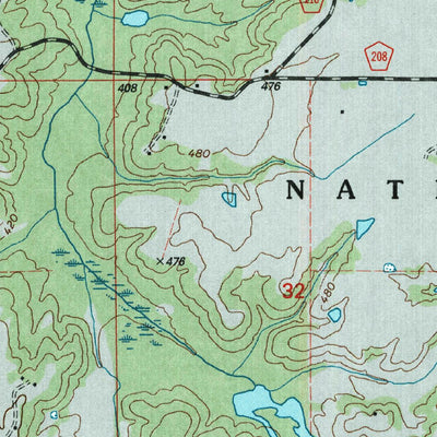 United States Geological Survey Bagley Lake, MS (2000, 24000-Scale) digital map