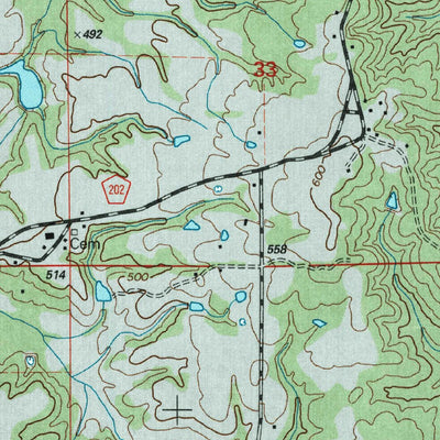 United States Geological Survey Bagley Lake, MS (2000, 24000-Scale) digital map