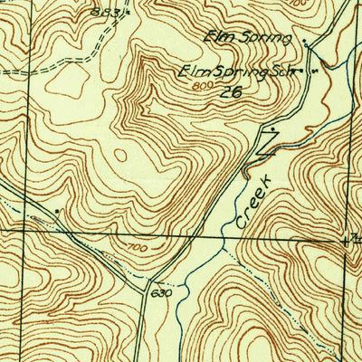United States Geological Survey Bagnell, MO (1934, 24000-Scale) digital map