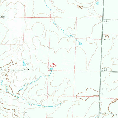 United States Geological Survey Bahner, MO (1961, 24000-Scale) digital map