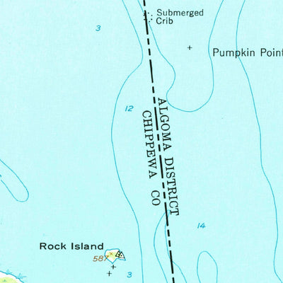 United States Geological Survey Baie De Wasai, MI (1951, 24000-Scale) digital map