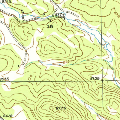 United States Geological Survey Bailey, CO (1945, 24000-Scale) digital map