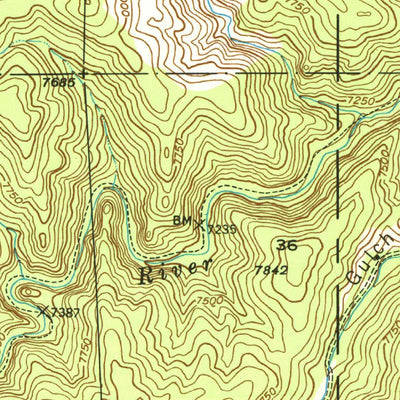 United States Geological Survey Bailey, CO (1945, 24000-Scale) digital map