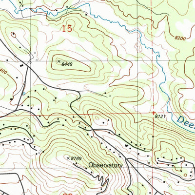 United States Geological Survey Bailey, CO (1987, 24000-Scale) digital map