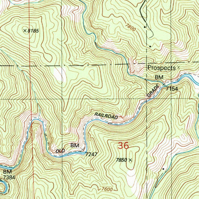 United States Geological Survey Bailey, CO (1987, 24000-Scale) digital map