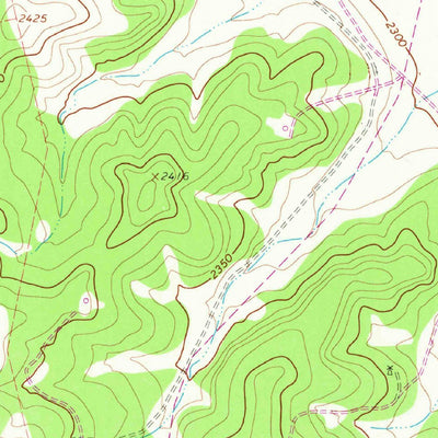 United States Geological Survey Bailey Draw, TX (1964, 24000-Scale) digital map