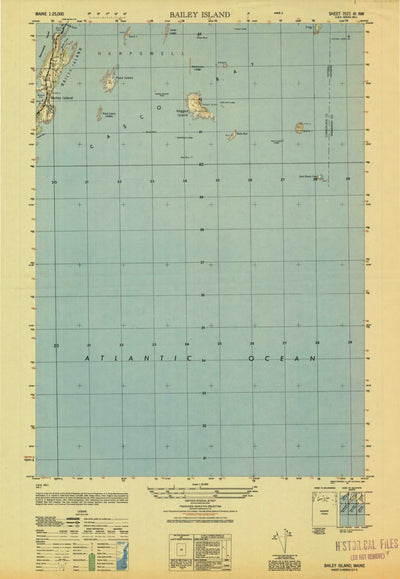 United States Geological Survey Bailey Island, ME (1950, 25000-Scale) digital map