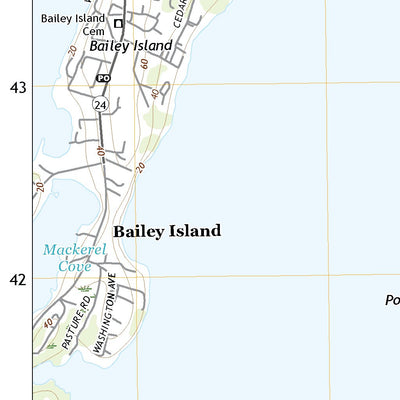 United States Geological Survey Bailey Island, ME (2021, 24000-Scale) digital map
