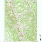 United States Geological Survey Bailey Lake, WY (1996, 24000-Scale) digital map