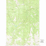 United States Geological Survey Bailey Mountain, MT (1989, 24000-Scale) digital map