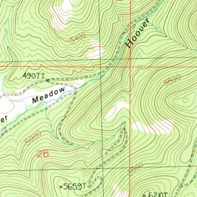 United States Geological Survey Bailey Mountain, MT (1989, 24000-Scale) digital map
