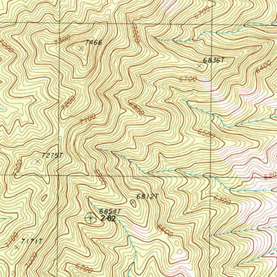 United States Geological Survey Bailey Pass, NV (1986, 24000-Scale) digital map