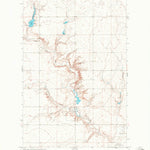 United States Geological Survey Bailey Reservoir, MT (1969, 24000-Scale) digital map