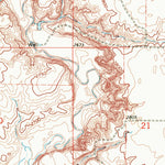 United States Geological Survey Bailey Reservoir, MT (1969, 24000-Scale) digital map