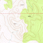 United States Geological Survey Bailey Wash, NV (1971, 24000-Scale) digital map