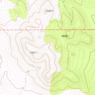 United States Geological Survey Bailey Wash, NV (1971, 24000-Scale) digital map