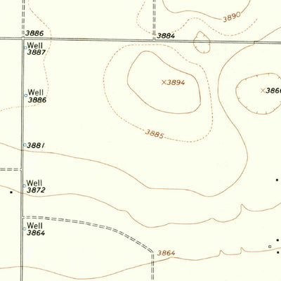 United States Geological Survey Baileyboro, TX (1962, 24000-Scale) digital map