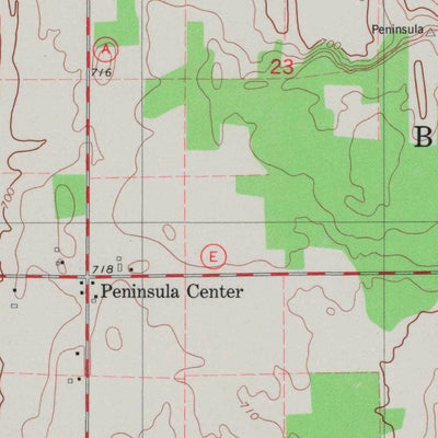 United States Geological Survey Baileys Harbor West, WI (1982, 24000-Scale) digital map