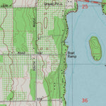 United States Geological Survey Baileys Harbor West, WI (1982, 24000-Scale) digital map