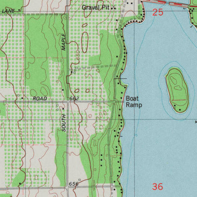 United States Geological Survey Baileys Harbor West, WI (1982, 24000-Scale) digital map