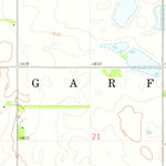 United States Geological Survey Baileys Lake, SD (1973, 24000-Scale) digital map